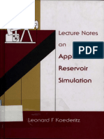 Leonard F. Koederitz - Lecture Notes On Applied Reservoir Simulation (2005).pdf