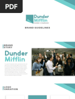 Dunder Mifflin Brand Guidlines 