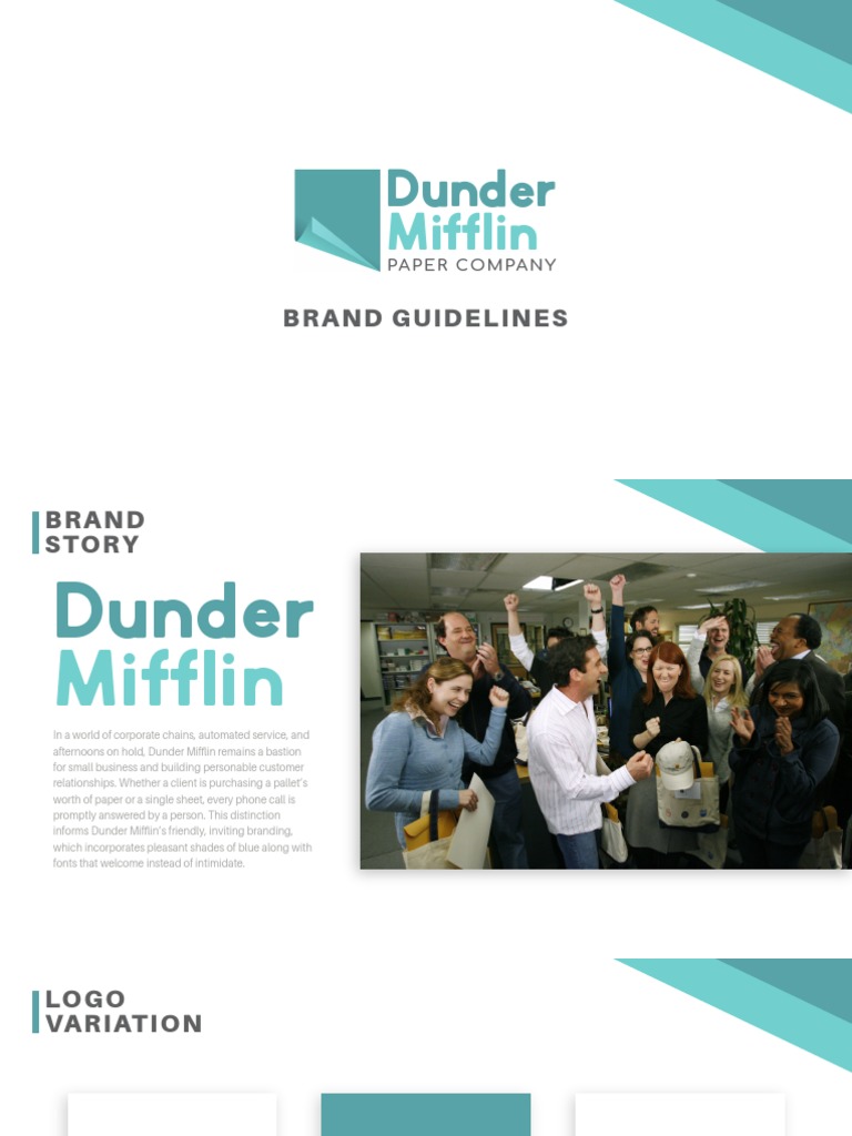 Brand New: New Logo and Identity for Dunder Mifflin