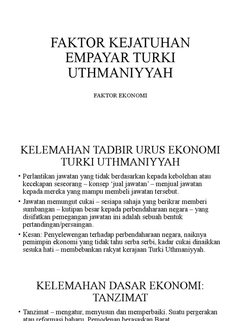 Slide Asia Barat Faktor Ekonomi Pdf