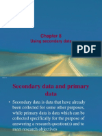 Chapter 8 Using Secondary Data