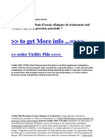 Virility Pills Resultats D'essais Cliniques de Traitement and Virility Pills Et La Pression Arterielle