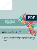 Item 604 - Fencing