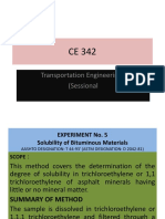 Solubility and Softening Point Tests