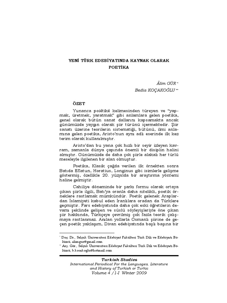 alim gur bedia kocakoglu yeni turk