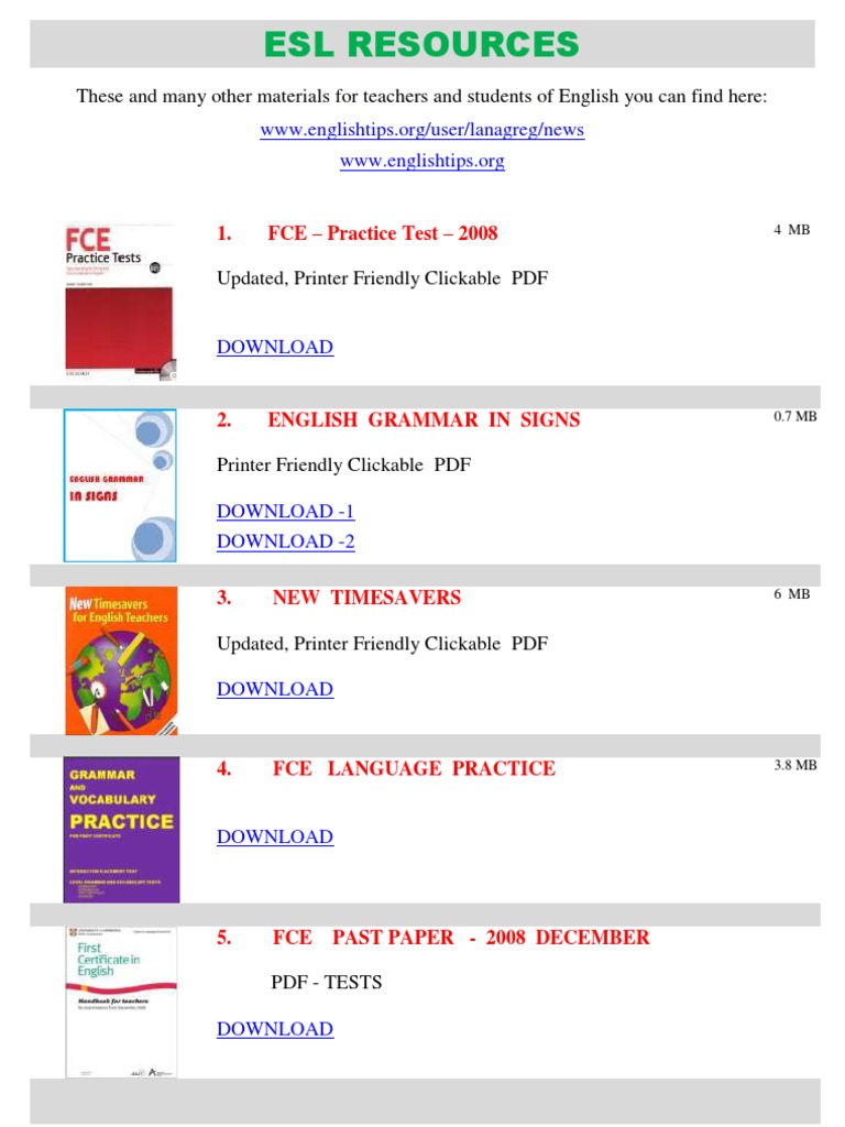 Esl Resource | PDF | Technology & Engineering