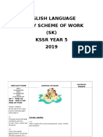 Yearly Scheme of Work Year 5 2019