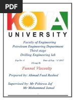 4 Funnel Viscosity