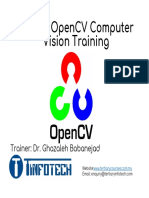 Python OpenCV Computer Vision Training PDF