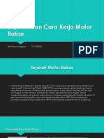 Sejarah Dan Cara Kerja Motor Bakar