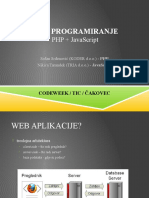 Web Programiranje