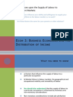 3.5.2 Supply of Labour-EDEXCEL