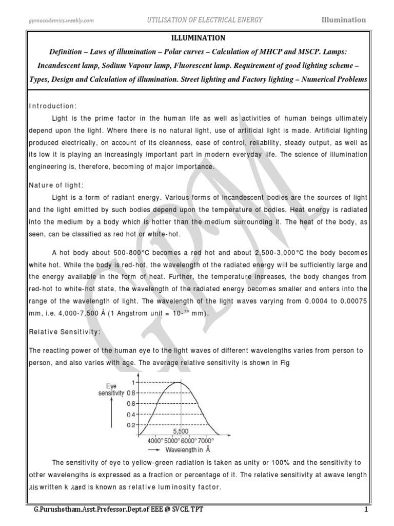 Illumination 1 PDF PDF