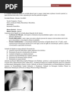 Resumo de derrame pleural