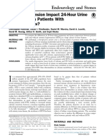 Endourology and Stones Does Hypertension Impact 24-Hour Urine Parameters in Patients With Nephrolithiasis?