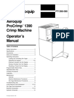 Aeroquip Procrimp 1390 Crimp Machine Operator'S Manual