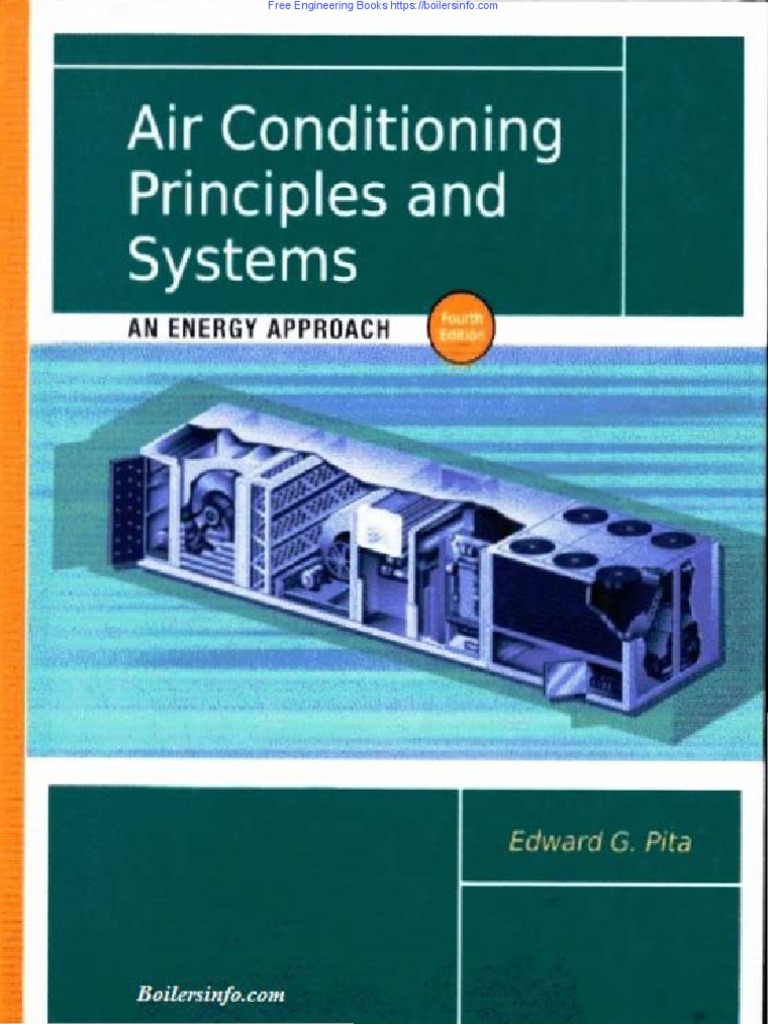 Air Conditioning Principles and Systems by Edward G. Pita PDF