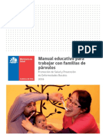 Manual Educativo Para Trabajar Con Familias de Párvulos 2016