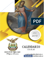 Calendario Escolar 2019