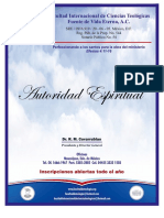 Autoridad Espiritual 1