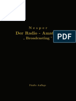 DR Eugen Nesper Auth - Der Radio-Amateur Broadcasting - 3ed - 1924