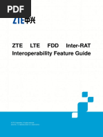 ZTE LTE FDD Inter-RAT Interoperability Feature Guide(V3.20.30)_V1.0