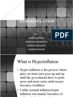 Hyperinflation: BY: Saba Nayyar Mariam Manzoor Fariha Shoukat Hareem Khan