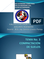 Tema No.3 - Compactación de Suelos