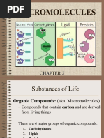 Unit 2 - Chapter 2 - Macromolecules Notes