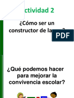 Cómo Ser Constructor de Paz