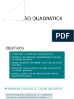 APRESENTAÇÃO FUNÇÃO QUADRÁTICA