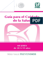 Guia para el cuidado de la salud de la Mujer 2018. México