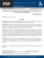 Actualización de La Prueba General para La Evaluación Del Desarrollo Integral Del Niño Entre Los 0 Meses y 6 Años de Edad (EDIN)
