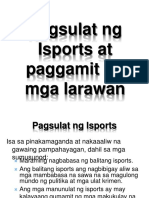 Pagsulat NG Isports at