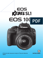 Manual Canon EOS Rebel SL1