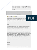 Le Bicaméralisme Sous La Vème République