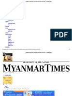 Bangladesh Says No Talks With Military After Arakan Army Attack - The Myanmar Times