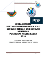 Kertas Konsep Pengelolaan Nyanyian Solo Sabah 2018