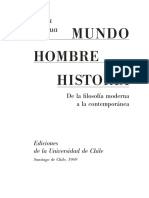 Mundo, Hombre, Historia. Carla Cordua PDF