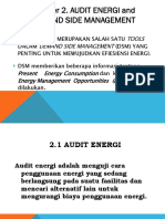 Chapter 2. Audit Energi and DSD