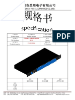  YIXI Dwdm Aawg 16ch Specification