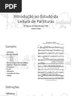 Introdução Ao Estudo Da Leitura de Partituras