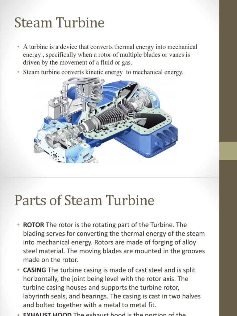 Steam Turbines | PDF | Turbine | Mechanical Engineering