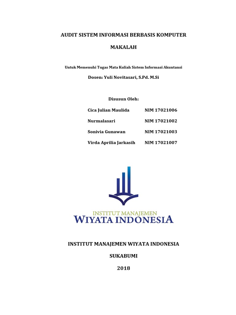 Audit Sistem Informasi Berbasis Komputer