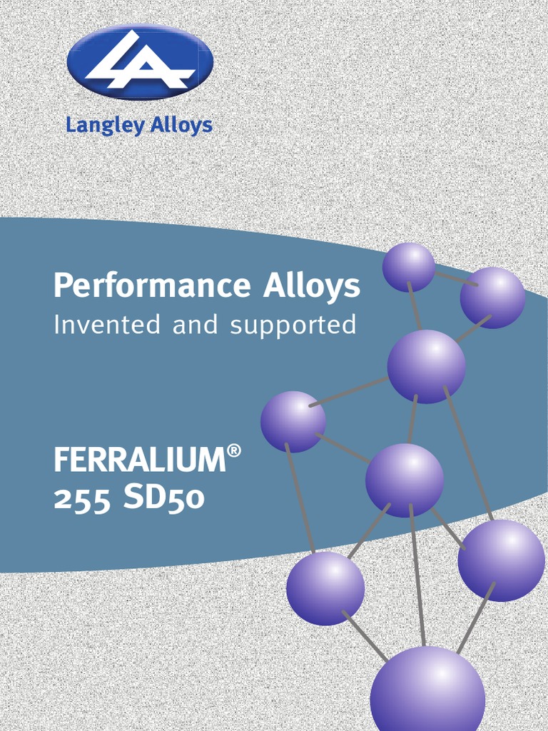 Ferralium 2594 Mod Weld Matl Brochure A4 | PDF | Stainless Steel ...