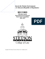 Stetson 2010-11, Moot Problem