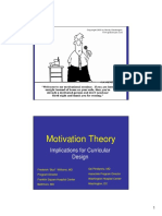 Motivation Theory: Implications For Curricular Design