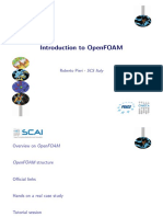 Introduction To Openfoam: Roberto Pieri - Scs Italy