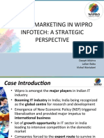 Global Marketing in Wipro Infotech: A Strategic Perspective