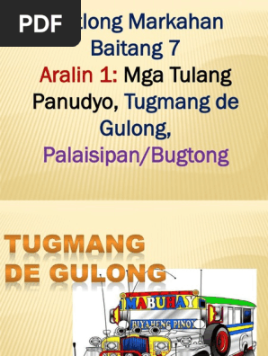 Tugmang De Gulong Pdf